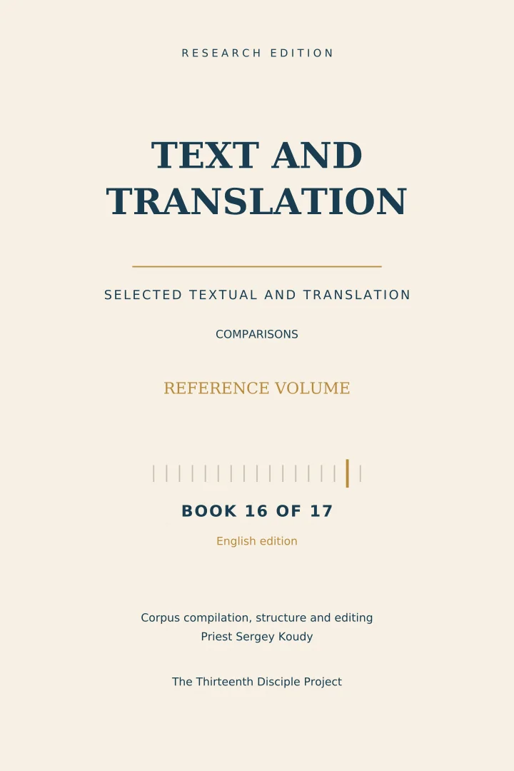 Text and Translation: Comparisons