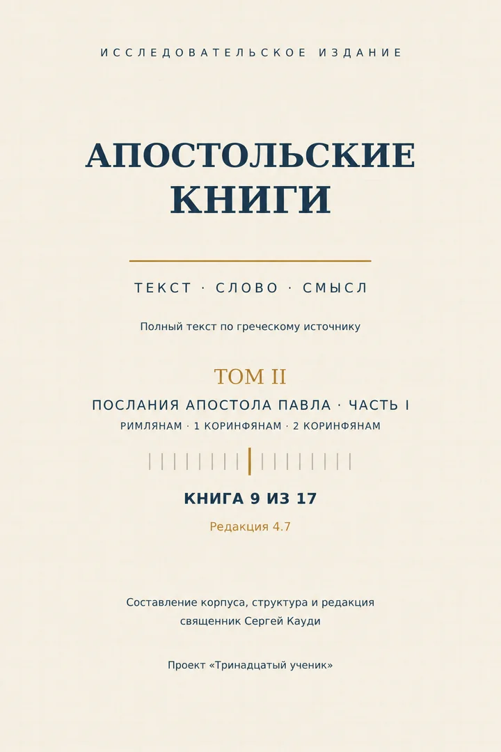 Послания Павла, часть I