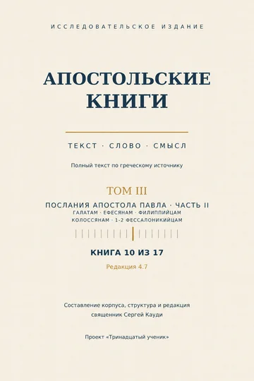 Послания Павла, часть II