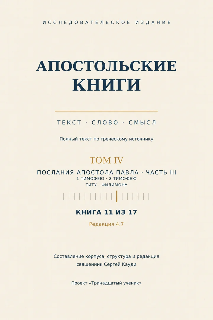 Послания Павла, часть III